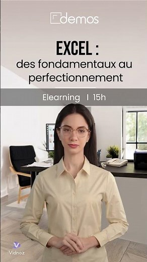 Formation elearning - Excel : des fondamentaux au perfectionnement