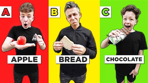 I attempted the last to stop eating food in alphabetical order challenge