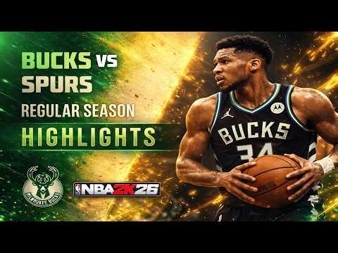 You Won't Believe How This NBA 2K26 Match Ends! Bucks vs Spurs