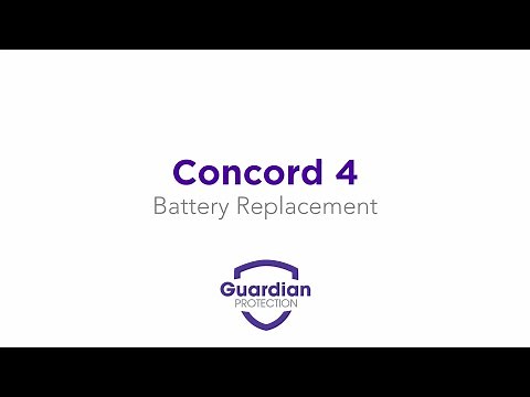 How to Replace the Battery for an Interlogix Concord 4 Security Panel