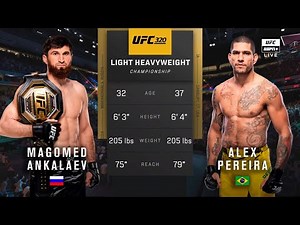 🔴 UFC 320: Magomed Ankalaev vs Alex Pereira 2 | Full Fight & Highlights | Light Heavyweight Title