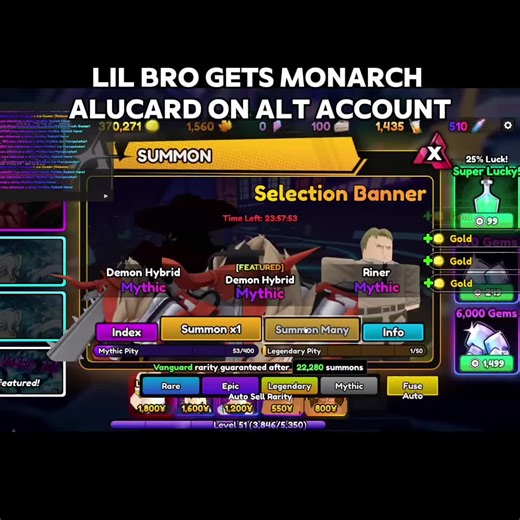 monarch alucard in anime vanguards on an alt #fypシ #viral #roblox #animevanguards #alucard