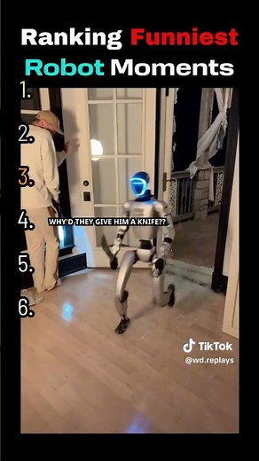 Ranking Funniest Robot Moments!! #shorts #ranking #funny #memes