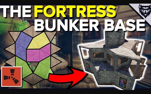 Rust 建筑设计 - 1~2人地堡设计