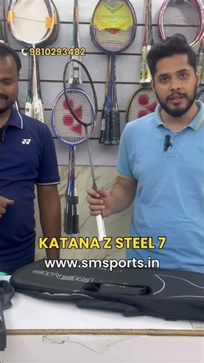 Katana Z Steel 7 Badminton Racket Review | Lightweight Power & Control | SM Sports