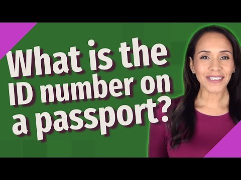What is the ID number on a passport?