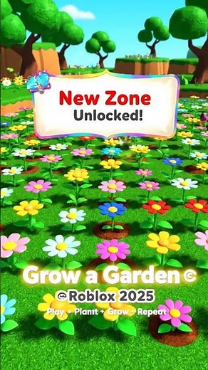 Planting Seeds in Roblox! 🌱 Watch Colorful Flowers Bloom #robloxgames #growagarden #gardengames