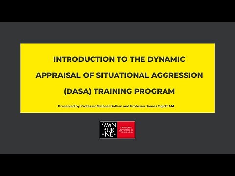 Introduction to the Dynamic Appraisal of Situational Aggression (DASA) training program