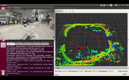 搭载单线LiDAR的无人机室内octomap建图