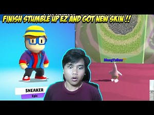 FINISH STUMBLE UP EZ GET FREE SKIN ? LETSGOO PARTY STUMBLE GUYS Live Stumble Guys