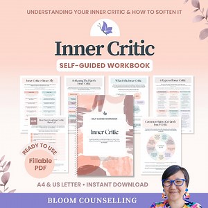 Inner Critic Workbook | Self Critic Worksheets | Personal Growth Self Help Booklet | Mental Health Therapy Journal | PDF Download - Etsy Canada