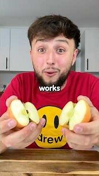 How To Split An Apple With Your Bare Hands 😮 ‪@zackdfilms‬
