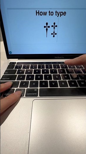 How to type †‡ "The Sword" [dagger, Double dagger} #macbooktips #keyboard #macshortcuts