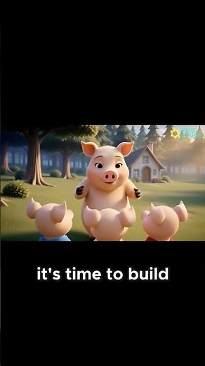 The Three Little Pigs Animated - Part 1| Kids Stories #disney #bedtimetories #animation #storytime