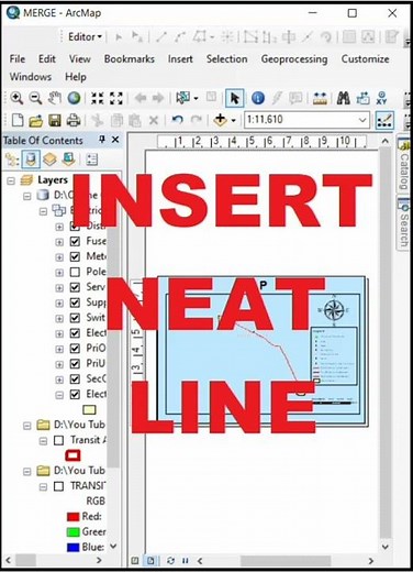 Neat Line in ArcGIS #NeatLine #ArcGIS #MapLayout #Cartography #sorts #trending #viral #gis