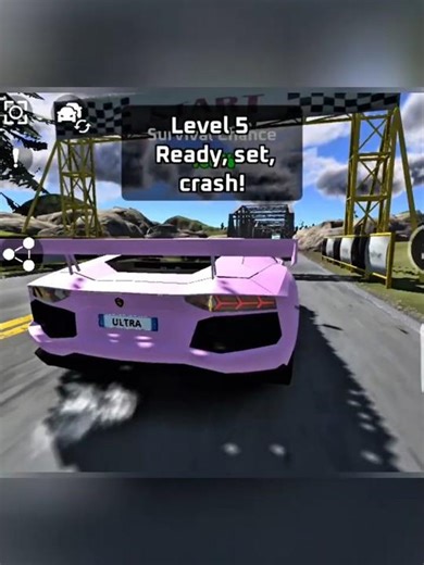 Drive CSX - Car Crash Simulator | High Speed Stunt Jumps Fails Falls Crashing Impacts Ep.2 Shorts 1