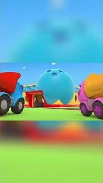 Leo the Truck and Friends Build a New Attraction #KidsAnimation #forchildren #cars #short