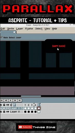 Tutorial | Pixel Art: How to Create Parallax Effect! | Aseprite #pixelart #aseprite #tutorial #short