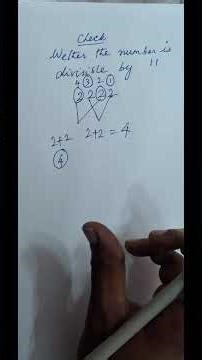 check the number is divisible by 11#divisibility rule#ICSE#playing with numbers