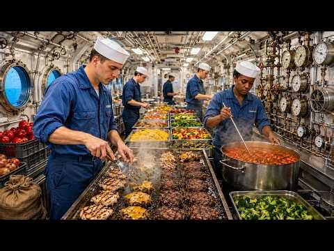 How These Submarine Chefs Cook 1,000 “Luxury” Meals Every Day | Ship Shape
