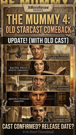 The Mummy 4 Cast Confirmed ⁉️& Release Date 📅 #shorts #themummy