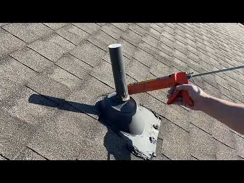 Roof Maintenance - Caulking Sealing Nails - Leak Prevention - DIY