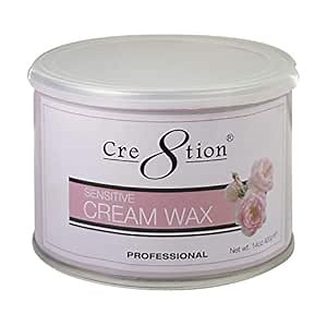 Hot Sensitive Skin Wax 14oz for Women and Men - Hair Removal on Face, Body, Leg, Lips, Nose, Mustache, Eyebrow, Ear Perfect for Brazilian and Bikini Wax Paper Waxing Strips Epilator Epilating