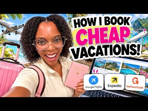 How I Book CHEAP Vacations ✈️ Step by Step! Flights, Hotels & Activities on a Budget
