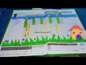 School Attendance Register decorations ideas | attendance register page decorations