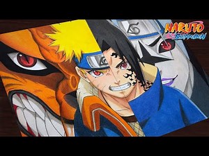 How to Draw"Uzumaki Naruto vs Uchiha Sasuke"step by step (Tutorial) for beginners||Naruto-Shippuden