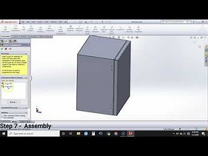 Solidworks Sheetmetal panel box design-part 2