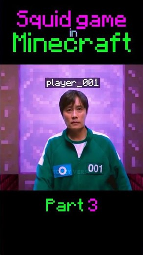 Squid Game in Minecraft Part 3 #squidgame #minecraft