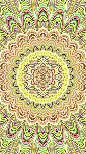 Botanical Meditative Mandala Animation