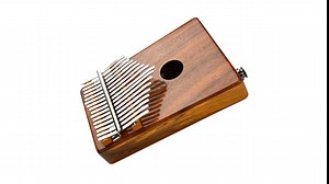 GECKO Thumb Piano, 17 Keys Mahogany Kalimba Portable Thumb Finger Piano With Audio Interface Built-in Hi-Fi Pickup