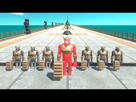 Ghor Hammer Team vs 12 Bosses - Animal Revolt Battle Simulator