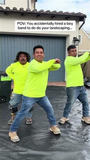 POV: You Accidentally Hired a boy band to do your landscaping… #Shorts