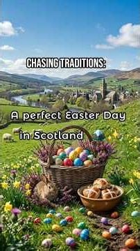 Scottish Easter: Where eggs fly and cows eat buns! 🥚🏴󠁧󠁢󠁳󠁣󠁴󠁿​