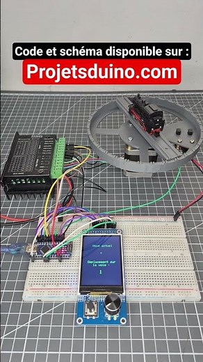 Gestion d’un pont tournant avec arduino #arduinoproject #modelismeferroviaire #arduino #modelisme
