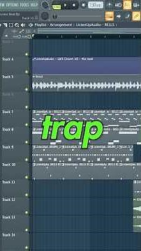 HOW TO TRAP BEAT FL STUDIO TUTORIAL! #flstudio #flstudiotutorial