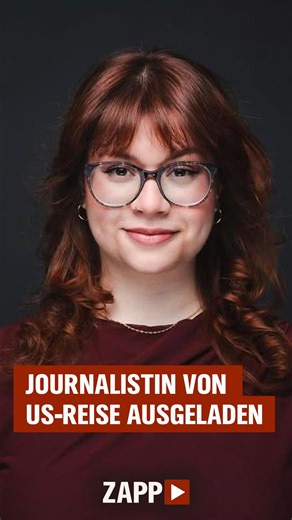 ZAPP - Die Medienredaktion on Instagram: "Die Tagesspiegel-Journalistin @farangiesghafoor soll in die USA reisen, um am renommierten IVLP Edward R. Murrow Programm zu investigativer Berichterstattung teilzunehmen. Weniger als 24 Stunden vor Abflug wird sie von der US-Botschaft wieder ausgeladen. Liegt es an ihrer kritischen Berichterstattung? Gemeinsam mit der @sz haben wir uns den Fall genauer angesehen und mit Ghafoor gesprochen. Mehr zu den Hintergründen erfahrt ihr im Reel. #USA #DonaldTrump