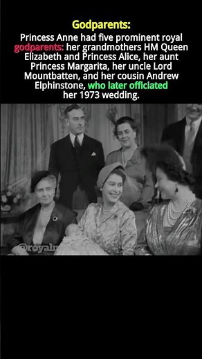 The Fascinating History & Hidden Connections of Princess Anne’s Godparents