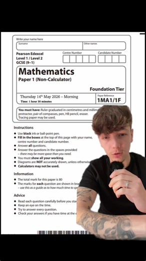 GCSE Maths - Foundation #math #gcse #gcsemaths