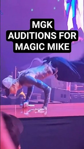 Meanwhile, mgk dropped yet another audition tape for Magic Mike in Perth, Western Australia 🕺