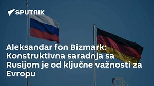 Aleksandar fon Bizmark: Konstruktivna saradnja sa Rusijom je od ključne važnosti za Evropu