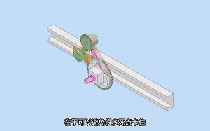 一种链条控制的往复运动机构，一起看看吧