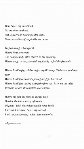 Nostalgic Childhood Memories: A Short Poem About Innocence and Joy