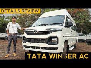 Tata Winger Review - 15 Seaters Mini AC Bus - Detail Review ‪@techno_mandy‬