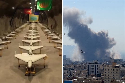 Iran claims it has enormous supply of naval suicide drones in chilling footage from underground 'missile city'