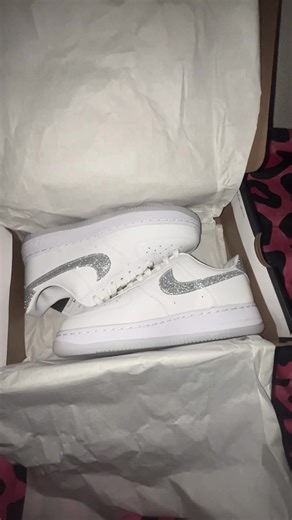 ずーっと欲しかったキラキラのエアフォースワン買ってもた🩶✨✨#hyogo#07#airforce#おすすめ#2026