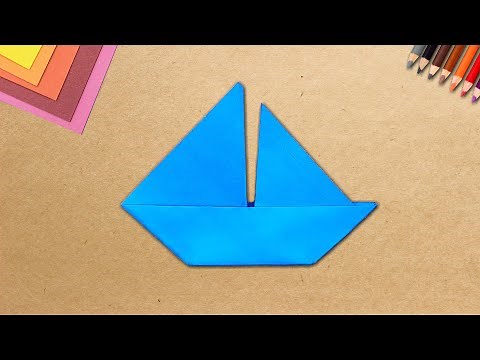 Origami: Easy Step-by-Step Guide to Make a Paper Boat ⛵ DIY: Papierboot falten Schritt-für-Schritt
